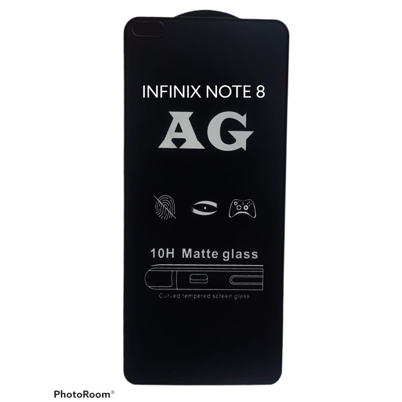 TEMPERED GLASS MATTE INFINIX NOTE 11 NFC 8 7 HOT 11 Play  HOT 9 play HOT 10 play  HOT 10s TG LAYAR ANTI GLARE KACA FULL COVER