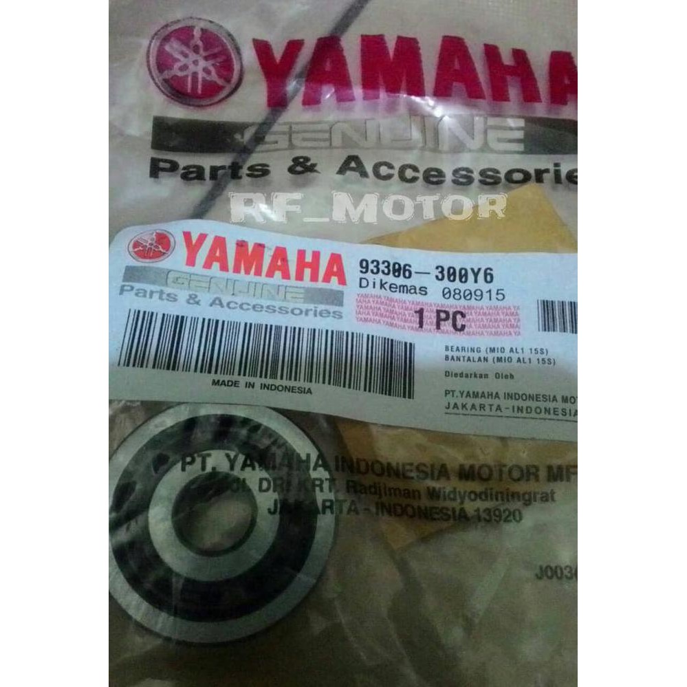 BEARING/LAHER 6300 2RS MERK YAMAHA DISKON