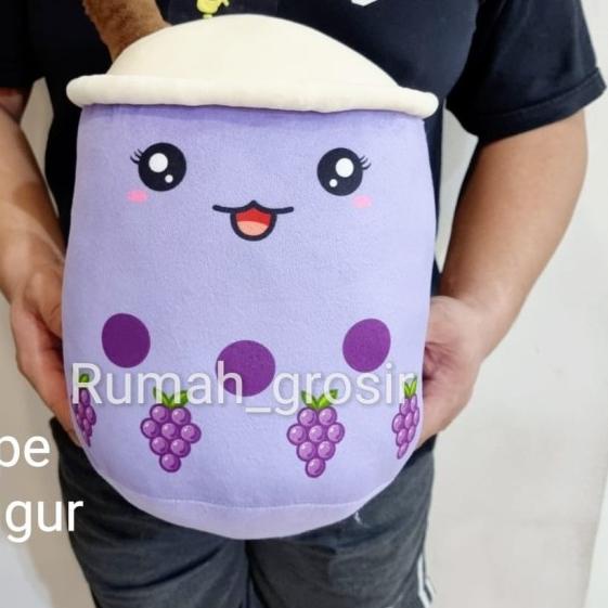 ℮ Boneka Boba Bubble Milk Tea Brown Sugar - BOBA RAINBOW ♚