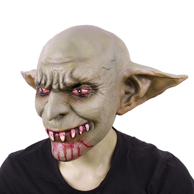 Kepala Zombie Menyeramkan Untuk Kostum Cosplay Halloween