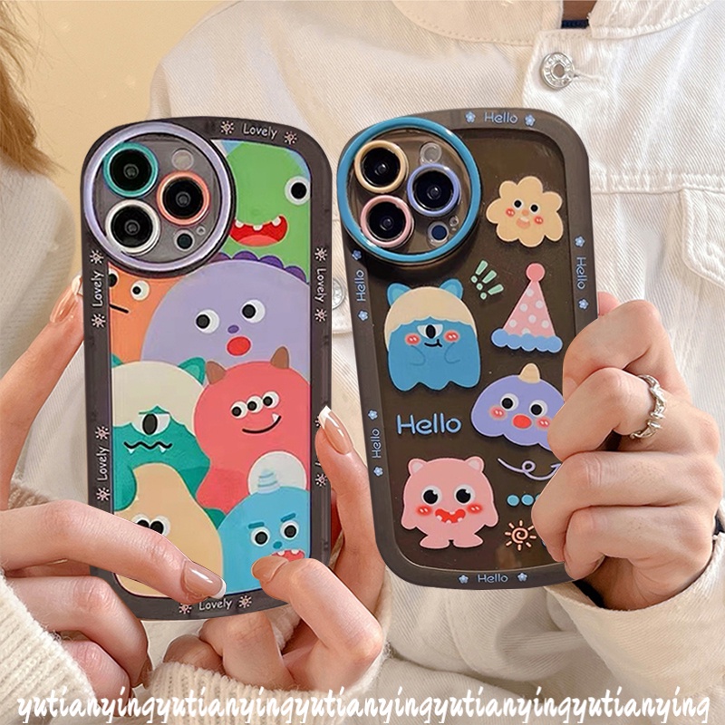 Soft Case Tpu Motif Kartun Monster Untuk Realme 9i C25Y C25s C31 C11 2021 C15 C35 5 6i C21Y 5s 5i C1 C25 C20 C20A C12