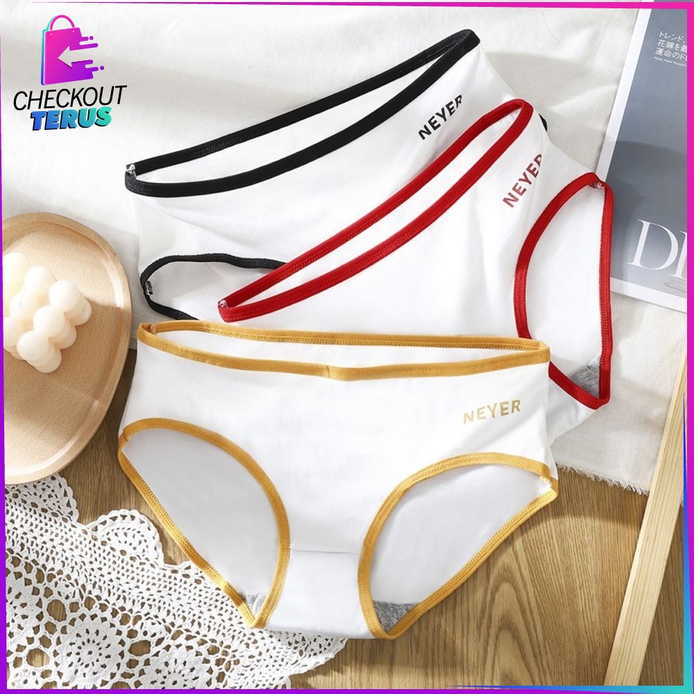 CT P83 CD Wanita Katun Celana Dalam Wanita Lembut CD Polos Sempak Wanita Sexy Underwear Kolor Wanita Dewasa Pakaian Bawahan Wanita