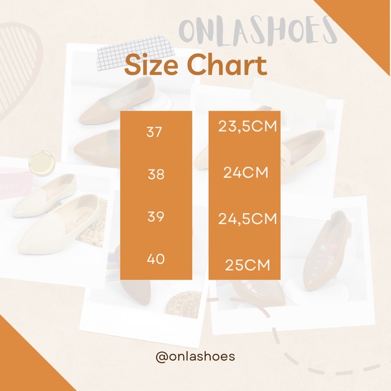 Onlashoes - Flat Shoes Kerja LB31 Sepatu Flat Wanita