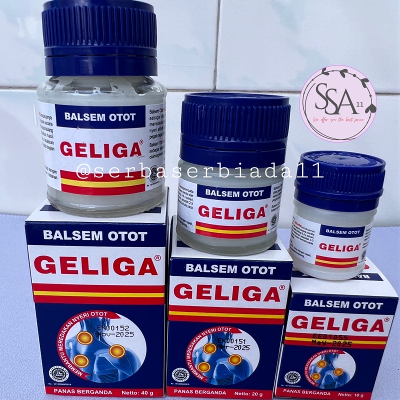 Balsem Geliga Cream 10gr 20gr 40gr