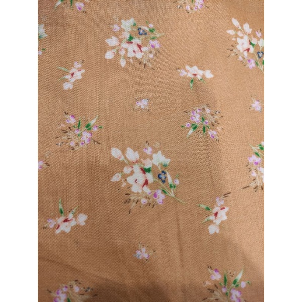 Kain Katun Jepang Motif Bunga Cantik