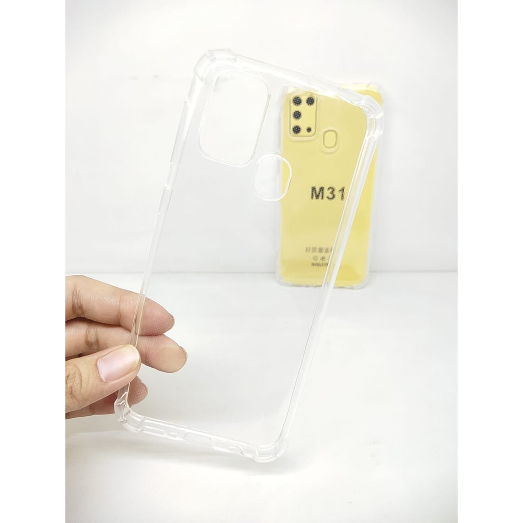 Anti Crack Samsung M31 M315F 6.4 inch Soft Case Jelly Tahan Benturan