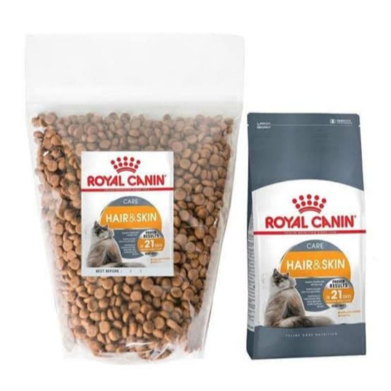 Royal canin hair and skin 500g repack royal canin hair and skin 500g