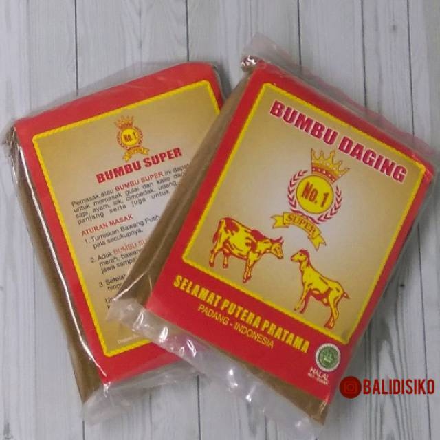 

Bumbu Daging Super Masakan Padang 50 gr