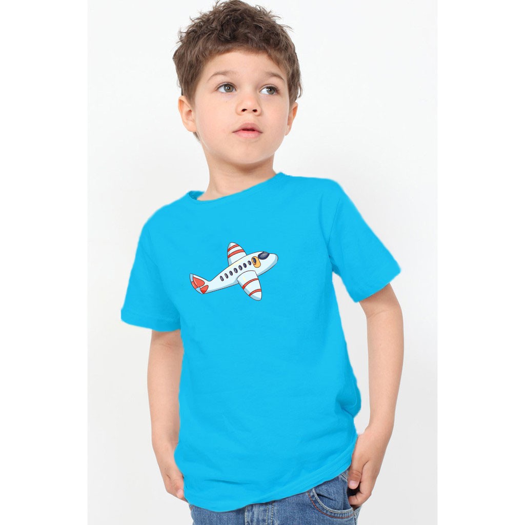 YOURSTYLE1119 - KAOS AIRPLANE / KAOS ANAK PESAWAT  / KAOS ANAK /KAOS ANAK KATUN 24S