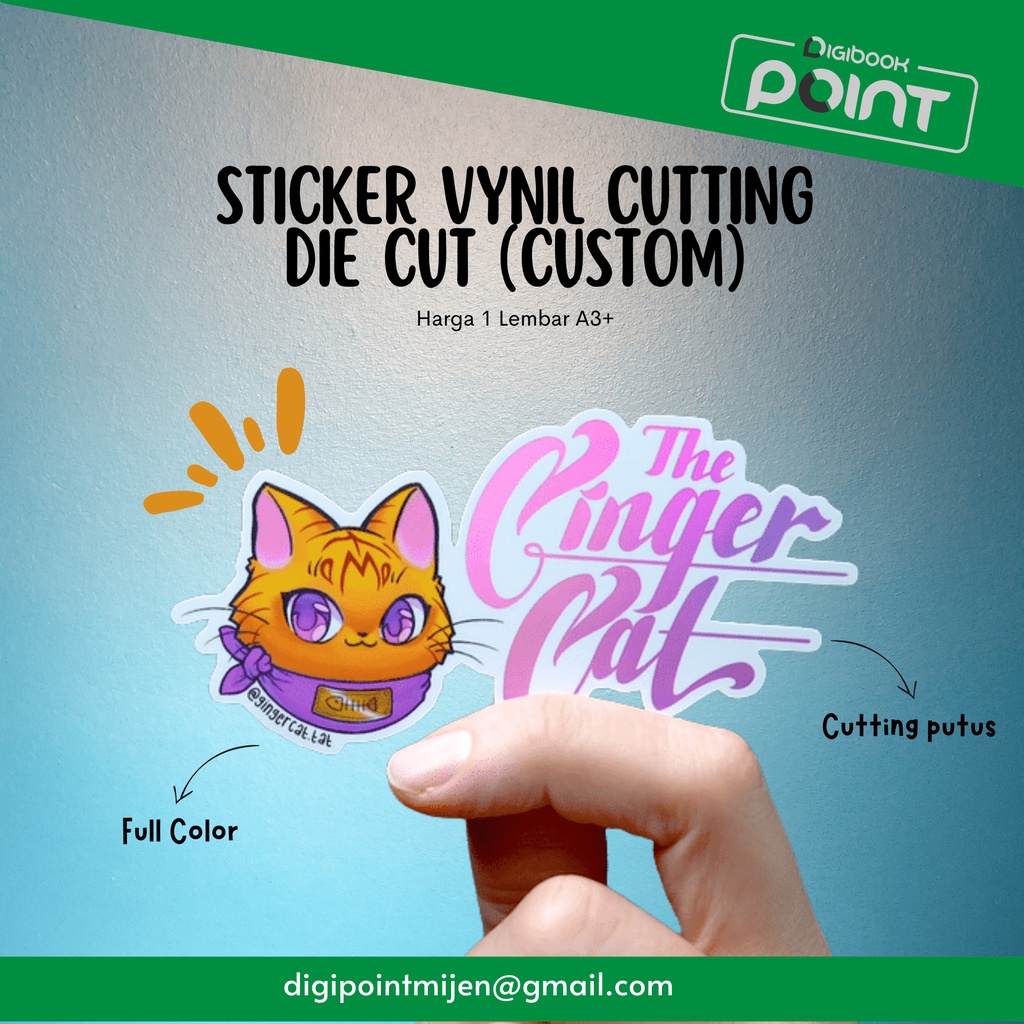 

CETAK STIKER CHROMO A3+ / STIKER LABEL - DIE CUT