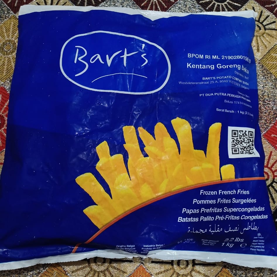 

KENTANG GORENG BART 1 KG MAKANAN BEKU MURAH