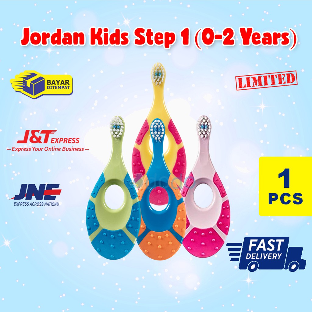 Jordan Kids Step 1 (0-2 Years) / Sikat Gigi Anak