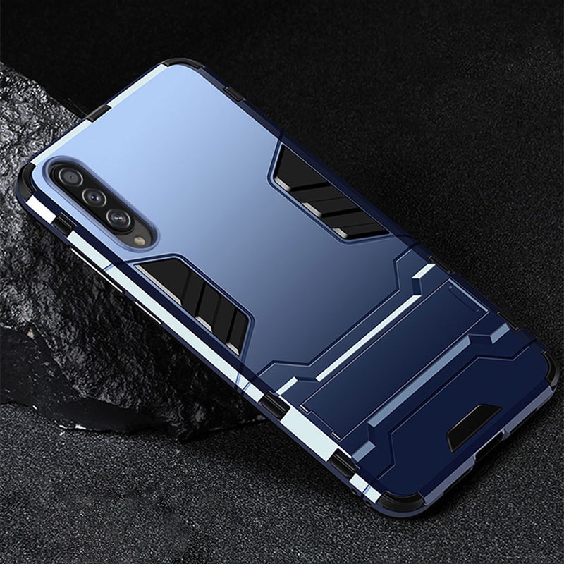 Casing Hard Case Armor Robot Bahan PC + Silikon Anti Knock Untuk Samsung Galaxy A70S / A70S