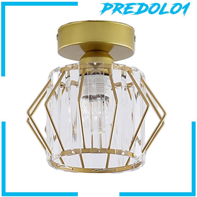 Nordic Style Crystal Ceiling Light E27 Base for Balcony Entryway Living Room