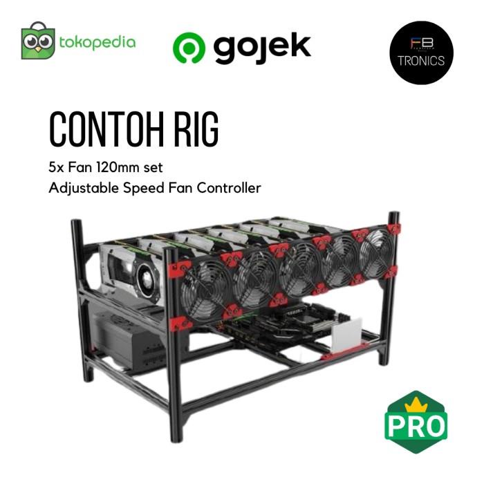 fan mining 12cm 120mm cooling mining Rig