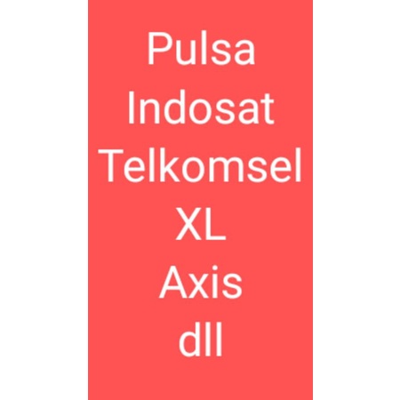 Pulsa indosat 5k