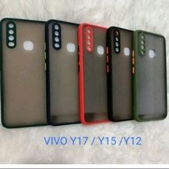 CASE AERO/SLIKON MAYCUS CASING HP Vivo Y17 / Y15 / Y12 / Y12i Soft Case Dove kamera Matte Mychoice T