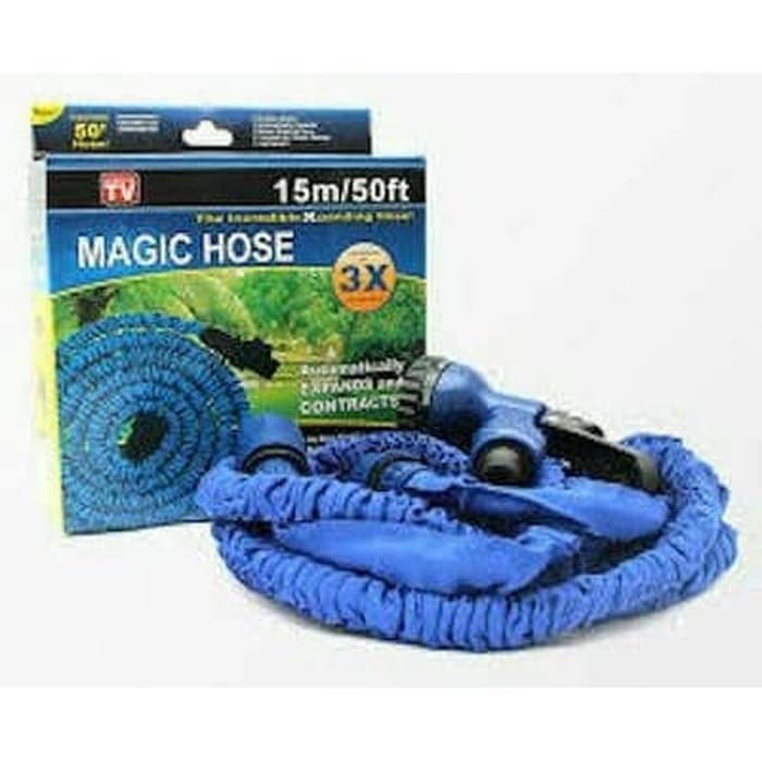 Be332 Expandable Hose 50 Feet 15 Meter Kepala Selang Air Water Xhose Shopee Indonesia