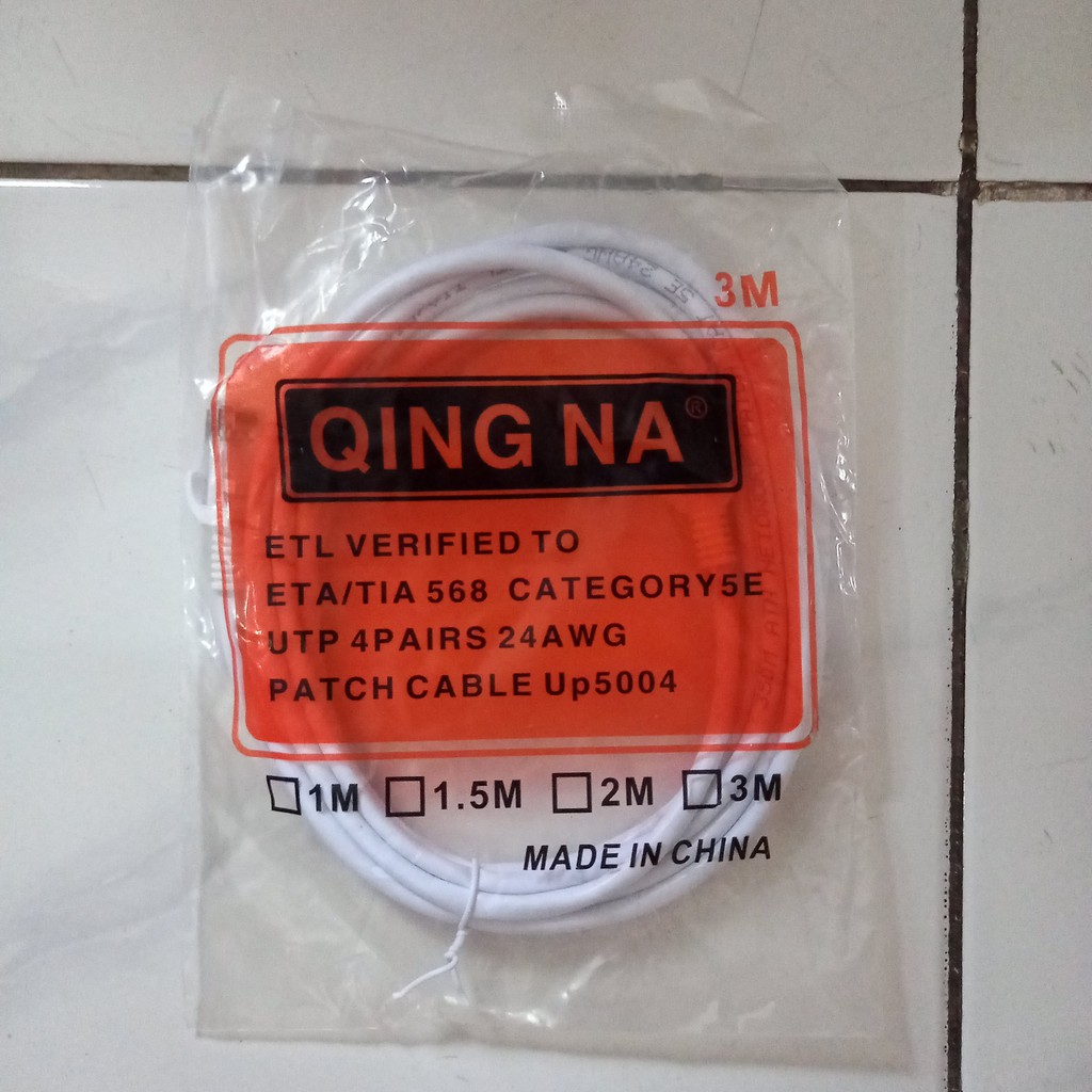 Kabel LAN 2 Meter CAT 5E RJ 45 / Kabel UTP 2m RJ45 GROSIR