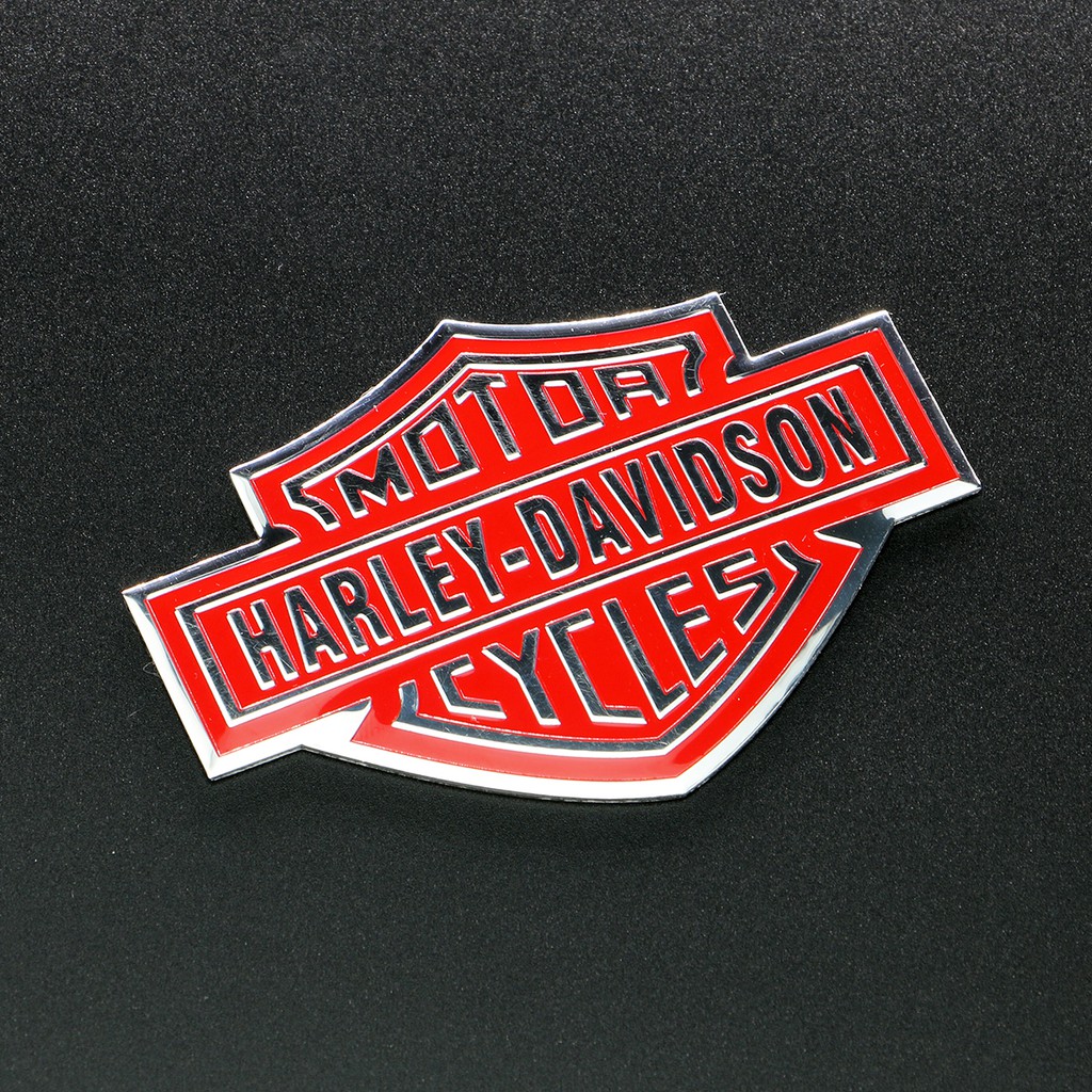 Harley Vintage Motor Kepribadian Sayap Tengkorak Topeng Dekoratif Stiker Body Metal Aluminium Sticker Cover Scratch Decal