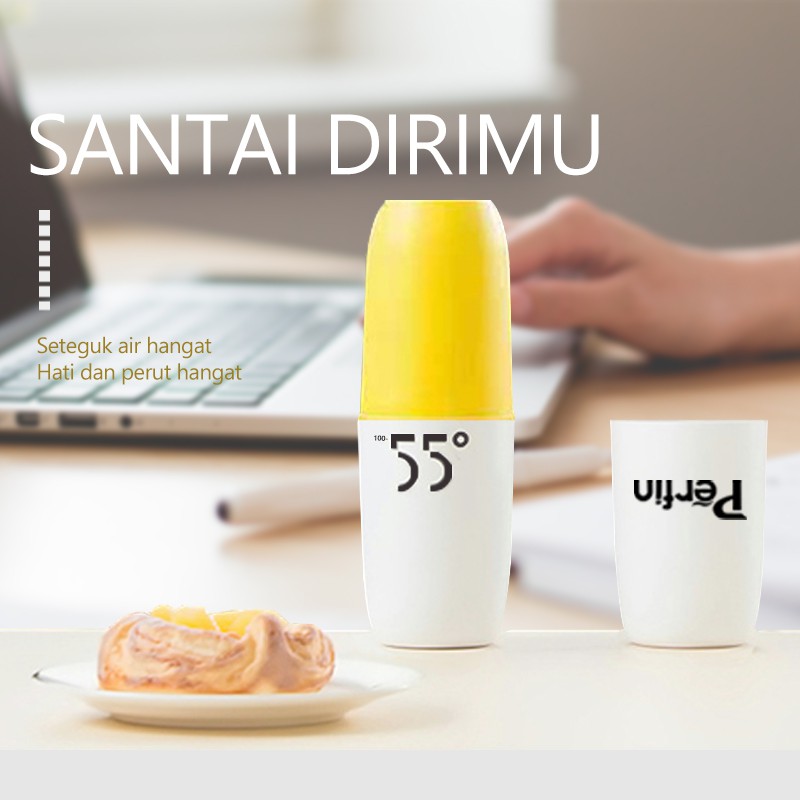 Perfin 55 ° Cup Isolasi Kreatif Smart Cup Exotic Gift Cup 55 ° Constant Temperature Cup