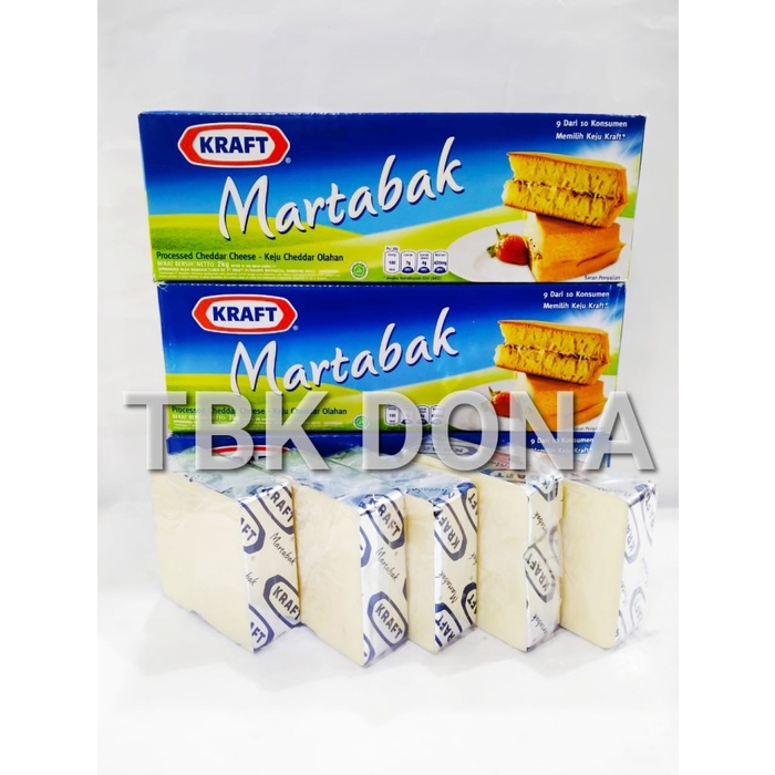 

Keju- Keju Kraft Martabak Potongan 245-255 Gr -Keju.