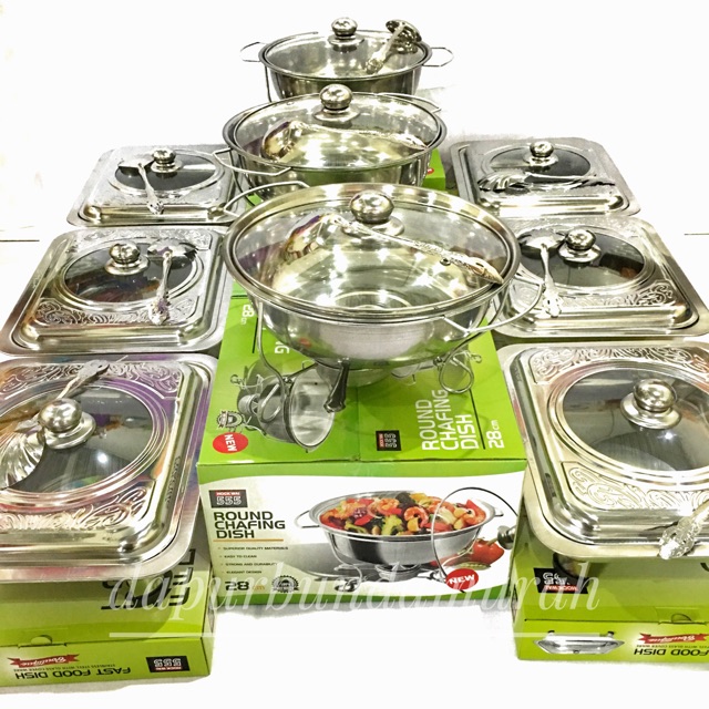 Set prasmanan stinaless tutup motif batik 3/6