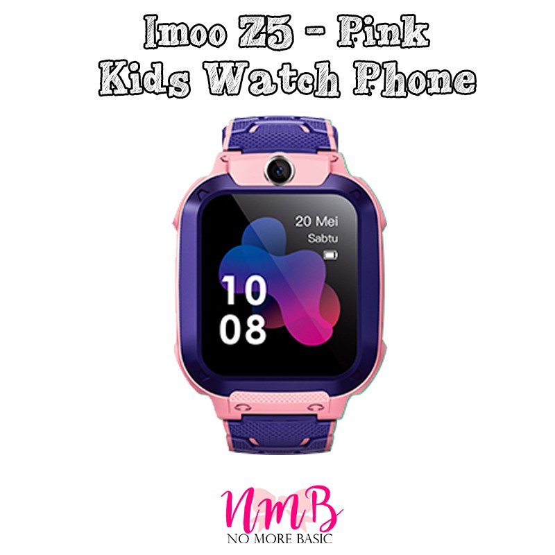 Imoo Z5 - Kids Watch Phone - Green / Pink - Waterproof - Baru Original Resmi