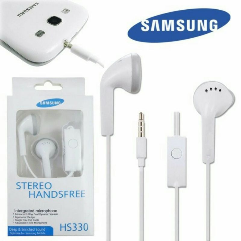 Headset Handsfree Earphone Samsung Stereo HS330 / Samsung HS-330