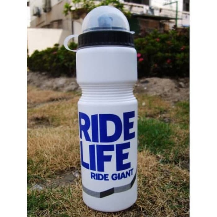 TaffSport Botol Minum Olahraga Sepeda Ride Life Logo 750ml 30A11 White