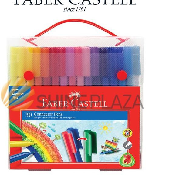 

BG-271>> Connector Pen 30 Gift Set Faber-Castell kwalitas oke