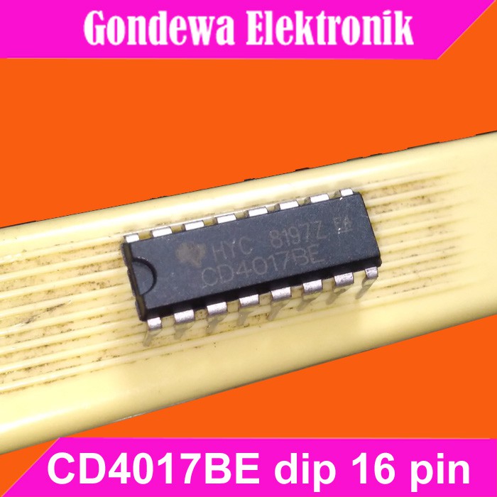 CD4017 CD4017BE decade counter dip 16