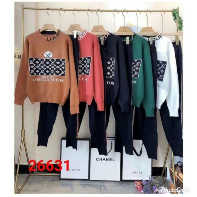 SET BLOUSE RAJUT LV
