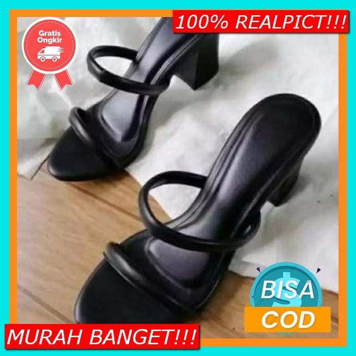 Hils Wanita High Tinggi Selena   Premium Korea Terbaru 2021 Cantik Mod Sandal Heels Wanita Hak Tahu