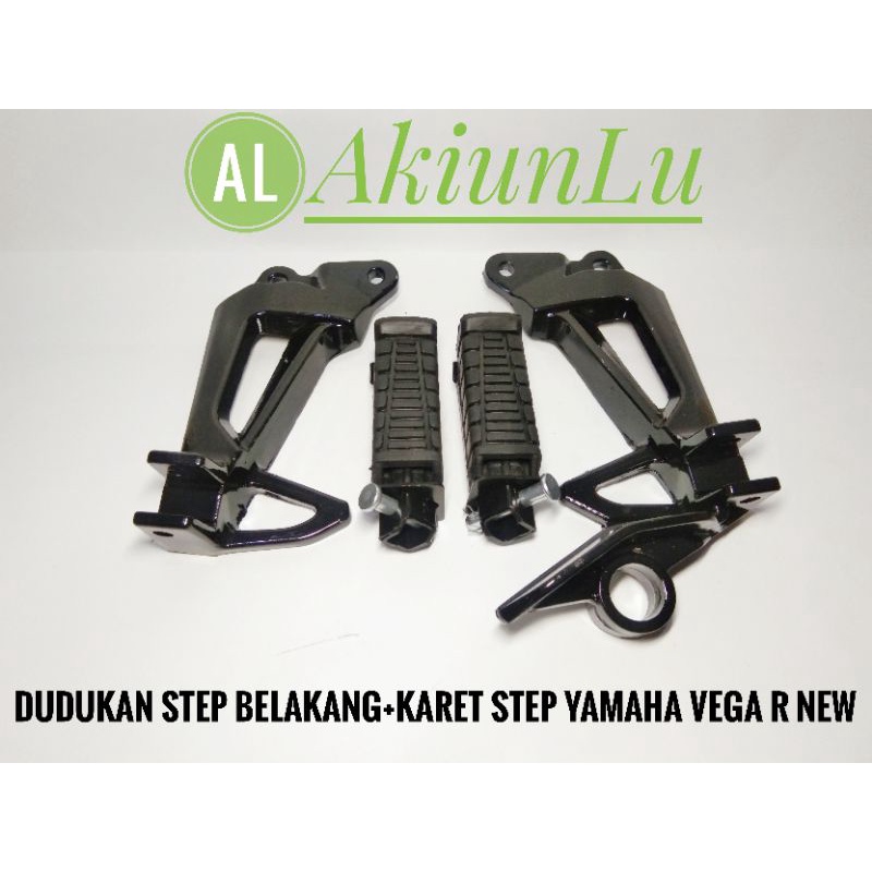 DUDUKAN STEP BELAKANG+KARET STEP YAMAHA VEGA R NEW 2006-2008