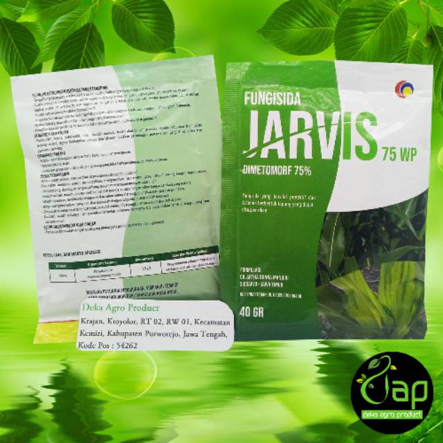FUNGISIDA JARVIS 75WP 40GRAM BAHAN AKTIF DIMETOMORF