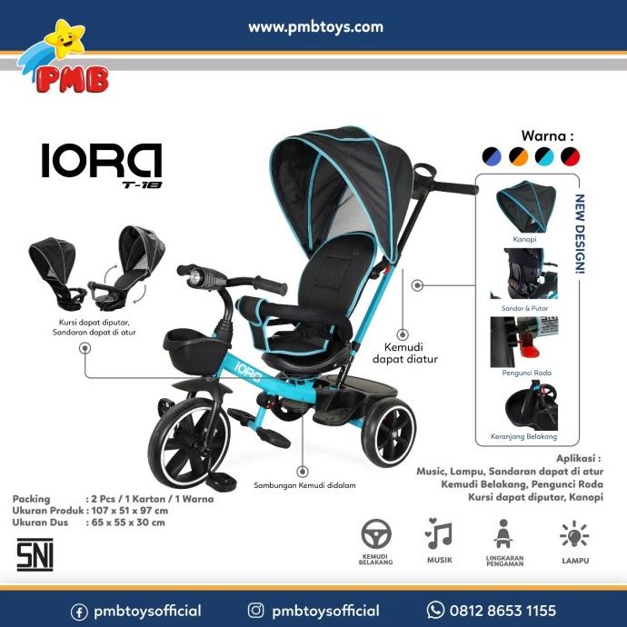Sepeda Roda Tiga IORA Tricycle Type T18 PMB