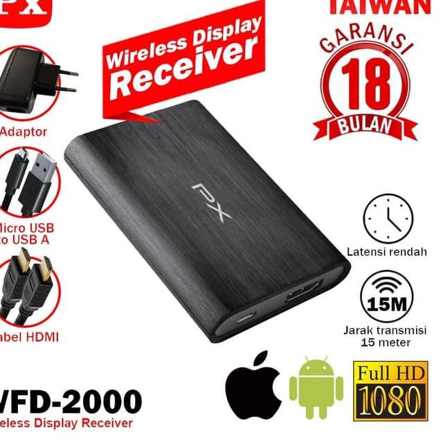 WIRELESS DISPLAY RECEIVER PX WFD-2000