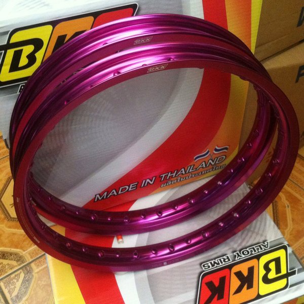 VELG PELEK RUJI BKK ORIGINAL THAILAND 140 160 RING 17 UNGU PURPLE UNIVERSAL