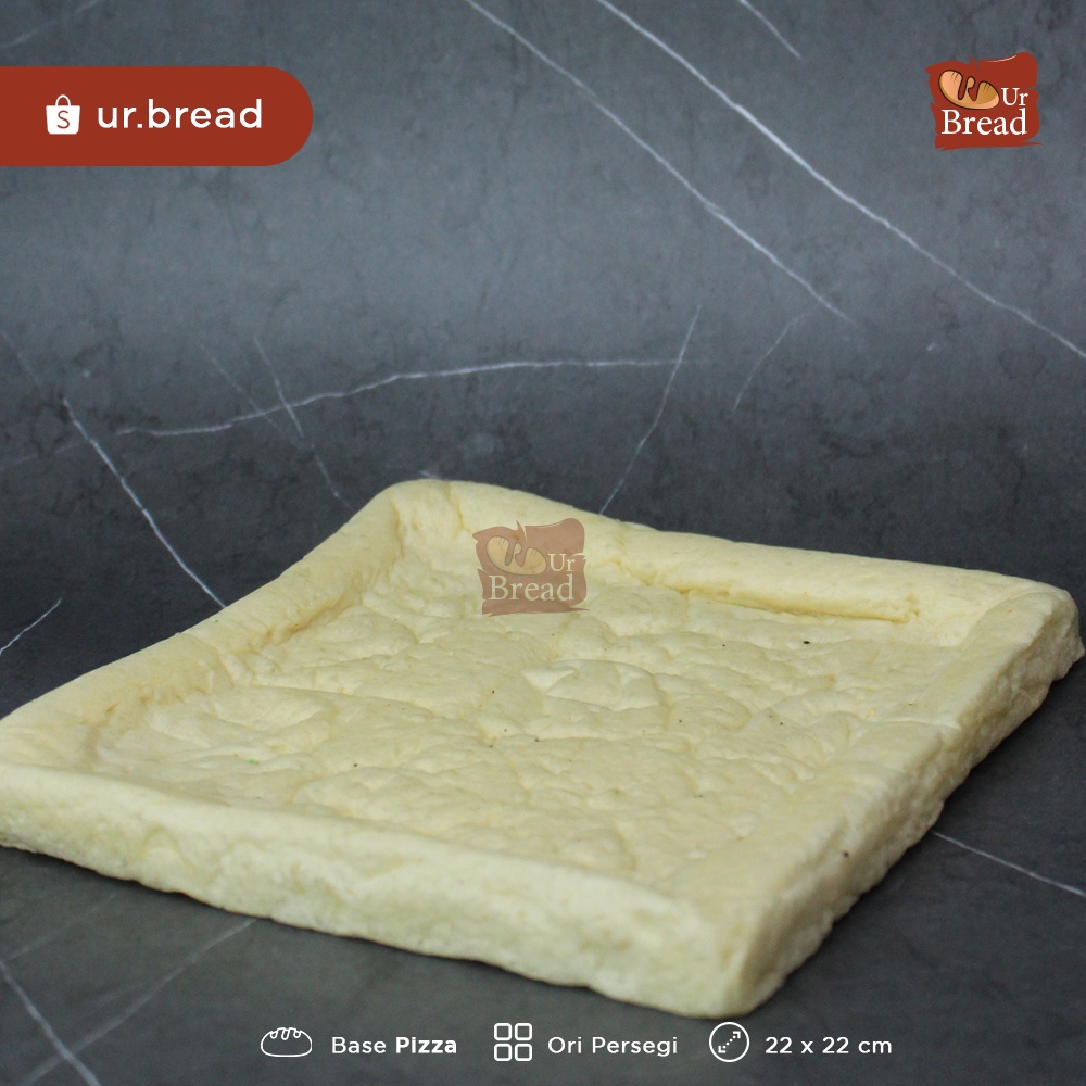 Roti Pizza Kotak Original Ukuran 22cm | Base Pizza Kotak 22cm Original