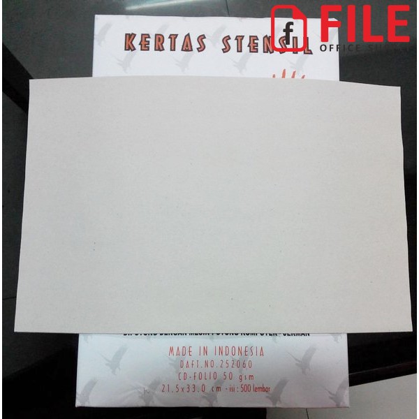 Jual Kertas Buram Folio F4 / Flip Chart Koran / Kertas Stensil | Shopee ...