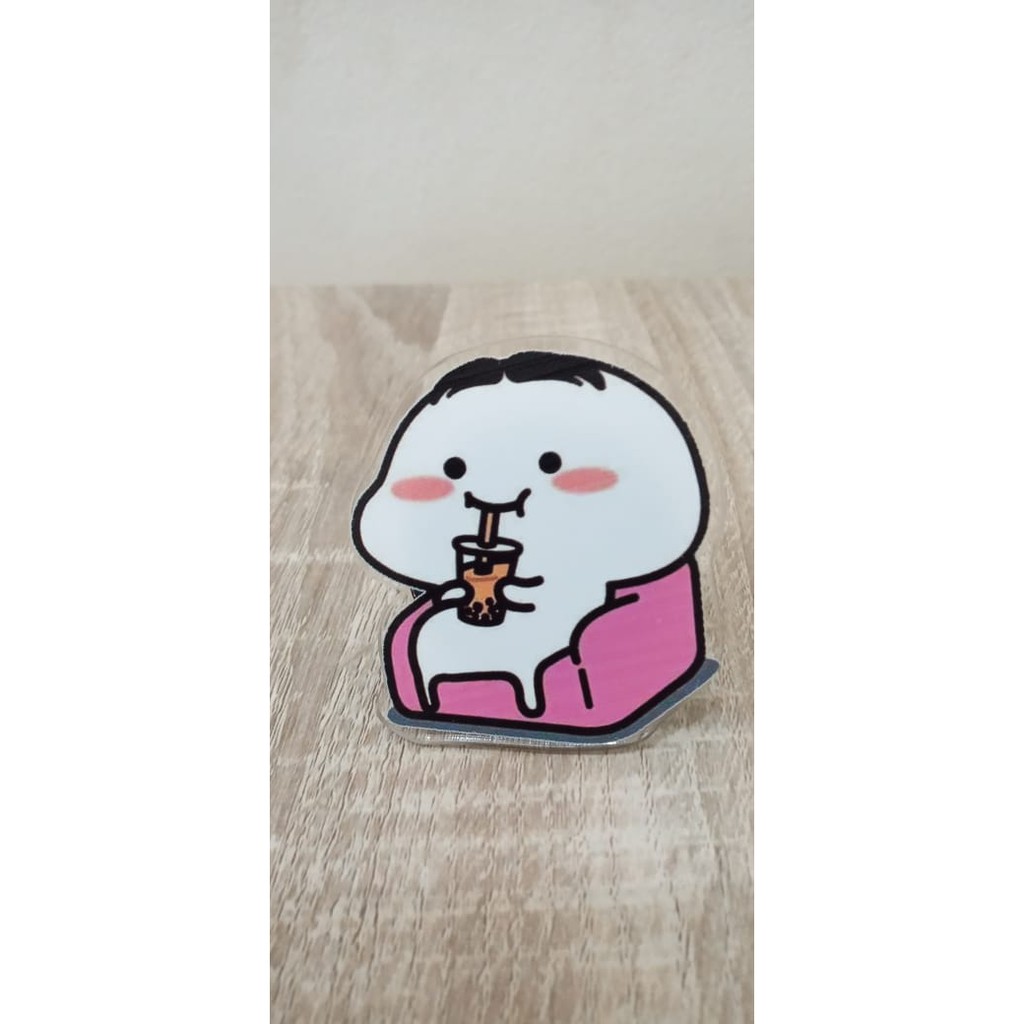 POPSOCKET Akrilik Custom Phone Grip/POPSOCKET (BEBAS DESAIN)