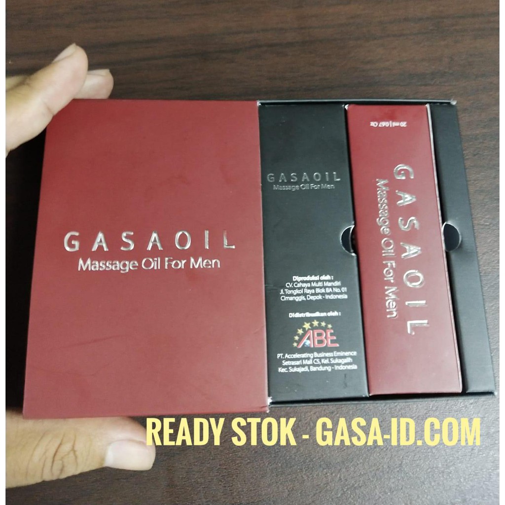 GasaOil Herbal Gasa-Oil Minyak Urut Massage Oil BPOM Original