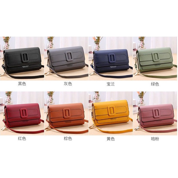 BJ31947 - BLACK/BLUE/BROWN/GRAY/GREEN/PINK - DOMPET PANJANG TAS WANITA FASHION IMPORT MODIS ELEGAN TERMURAH TERLARIS TERBARU BAGSTORE JAKARTA TAS BATAM LT1947 JTF39981 EL5562 BQ3378