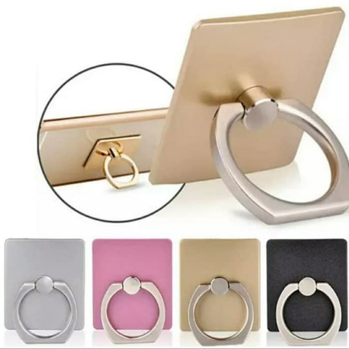 RING STAND POLOS / RING STAND HP / RING STENT UNIVERSAL WARNA RANDOM