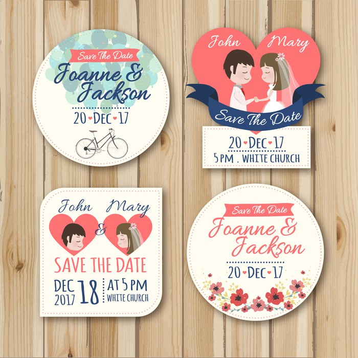 

Stiker untuk ditempel di souvenir pernikahan/ultah per pack (isi 40)