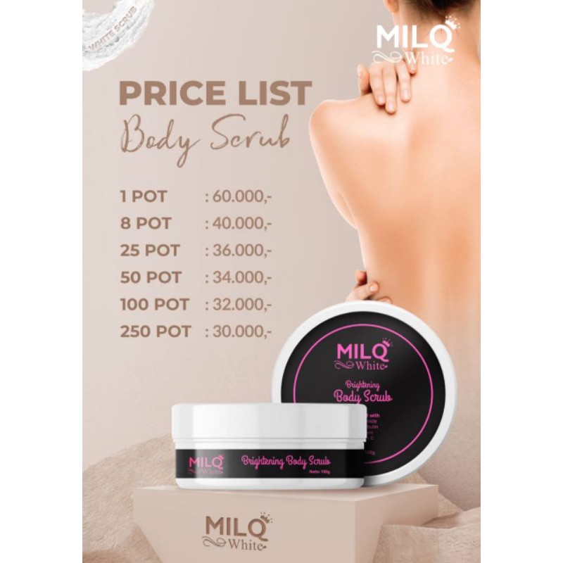 READY | LULUR SCRUB MILQWHITE