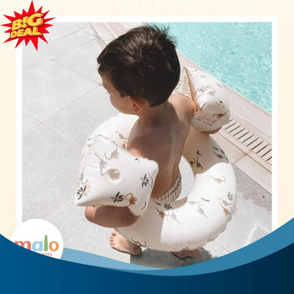 KUALITAS TERBAIK MALOTOYS  Pelampung Lengan Dino Arm Bands Ring Tangan Swim Floaties Pelampung Anak 
