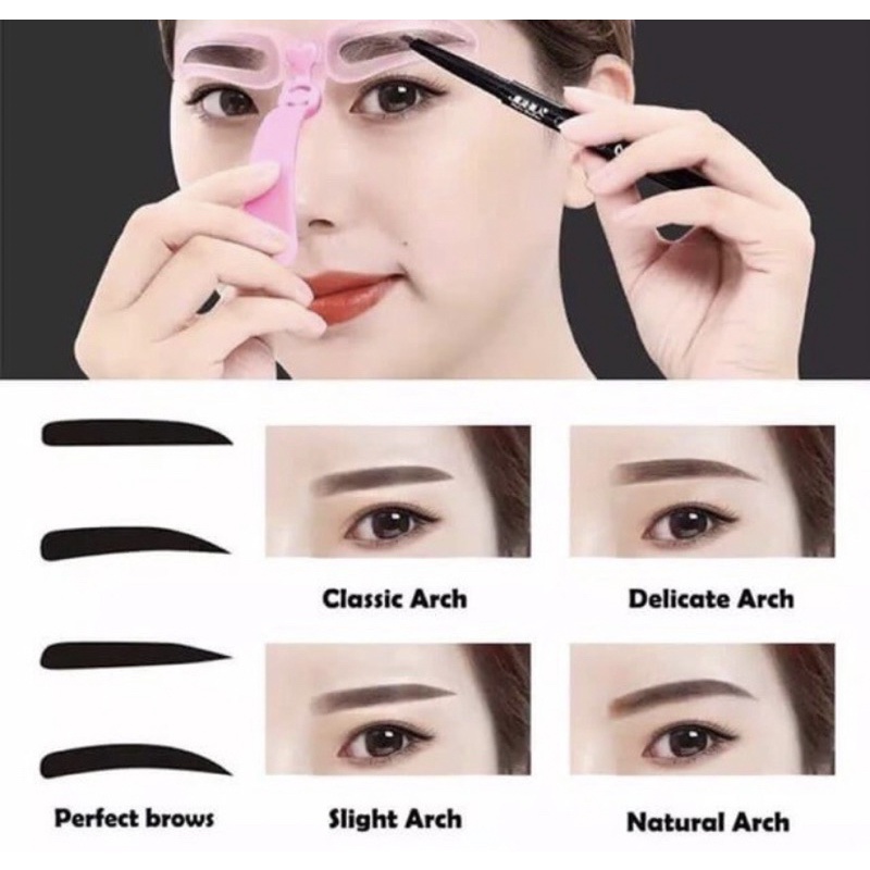 Cetakan Alis / Eyebrow Template/ Cetakan Alis isi 4