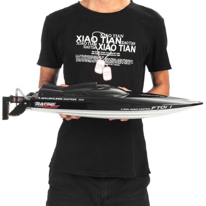 New Terbaru Feilun Ft011 65Cm 2.4G Brushless Rc Boat High Speed